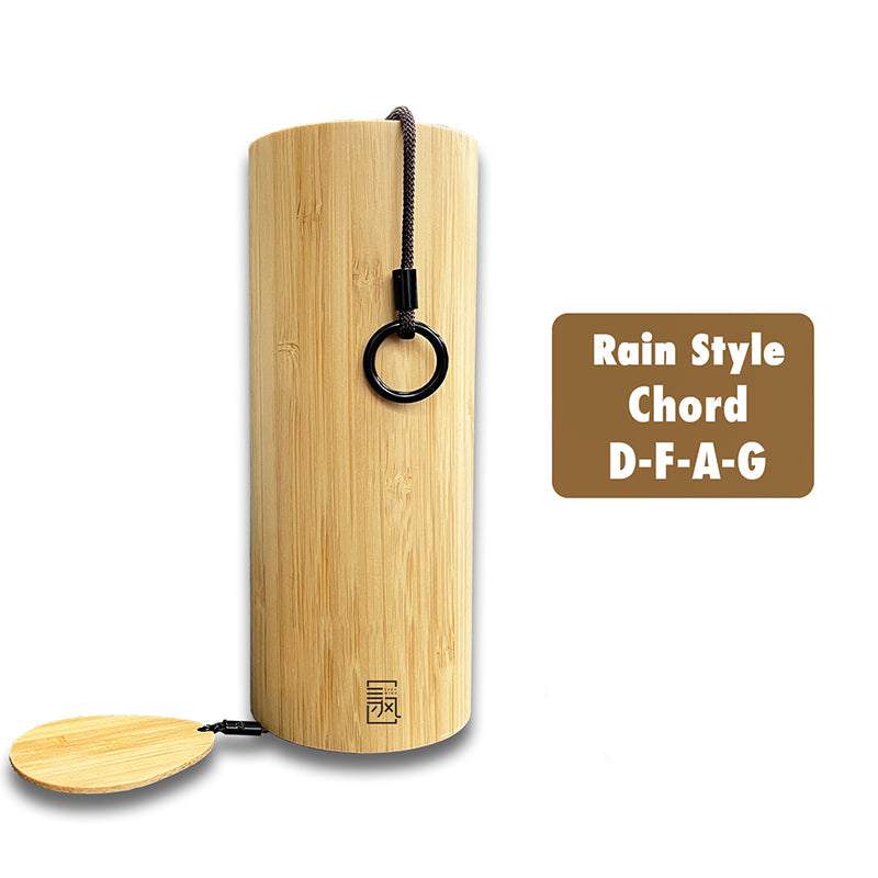 Bamboo Wood Wind Chimes – Zen Garden & Home Meditation Chimes - Rain Dm chord - Wind Chimes