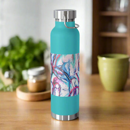 Pink Jellyfish 22oz Vacuum Insulated Bottle