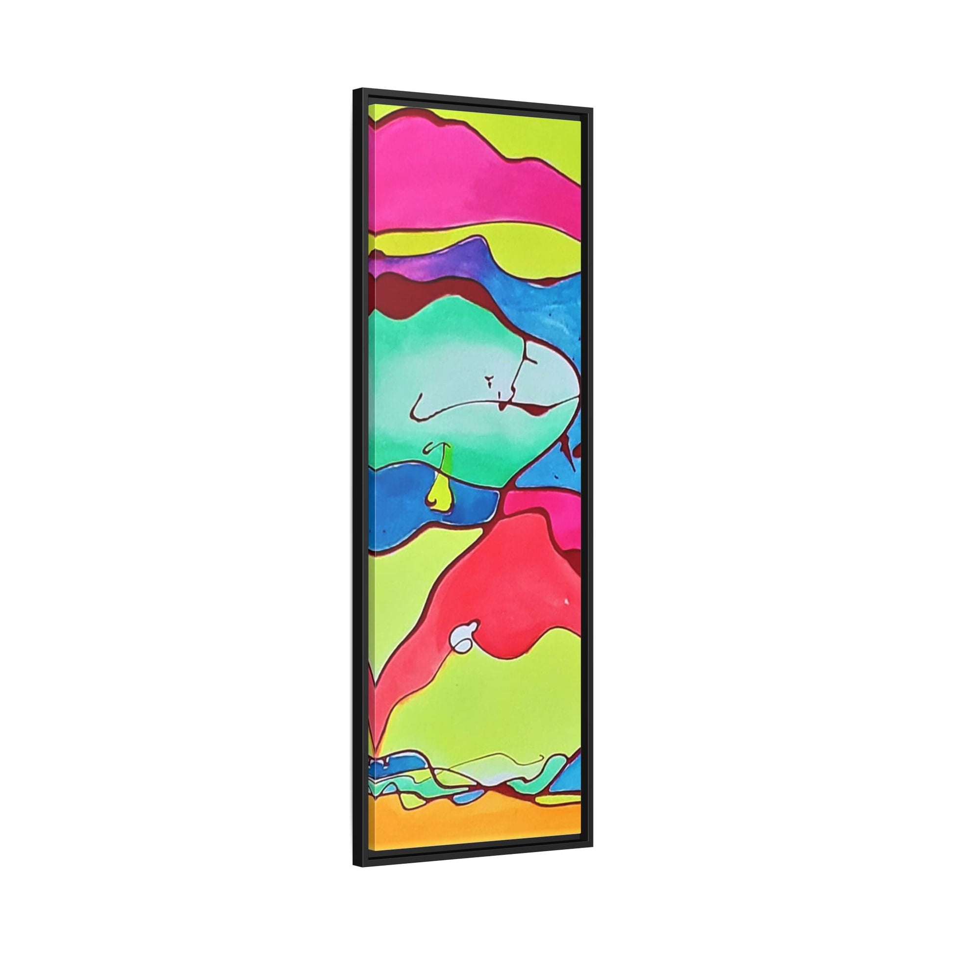 Kool Kid Matte Canvas Framed - Kia Day Design