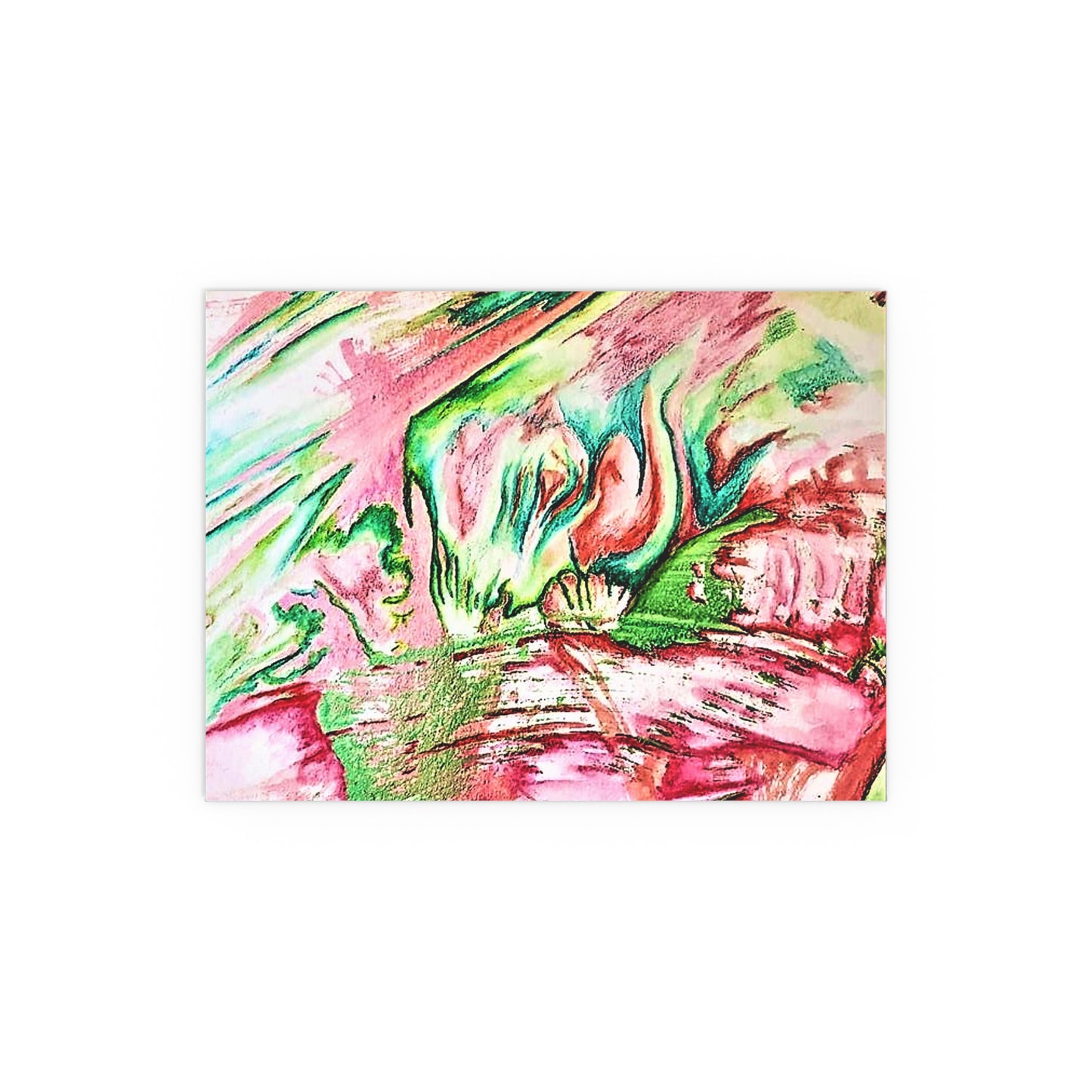 Pink Forest Silk Posters