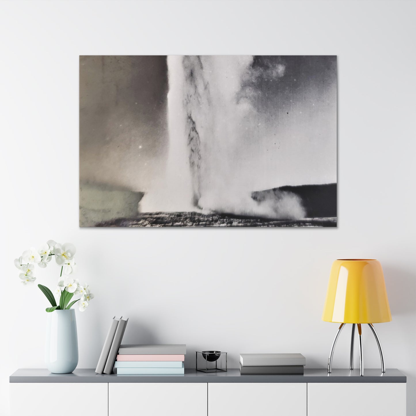 Old Faithful Geyser Yellowstone Canvas Gallery Wraps