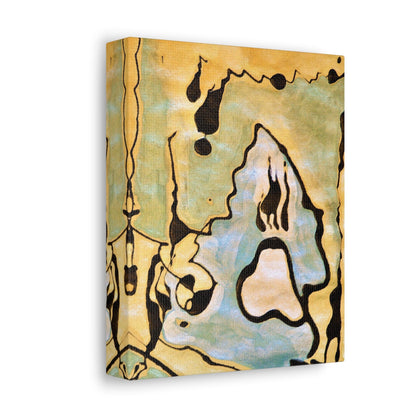 Screaming Ghost Stretched Canvas