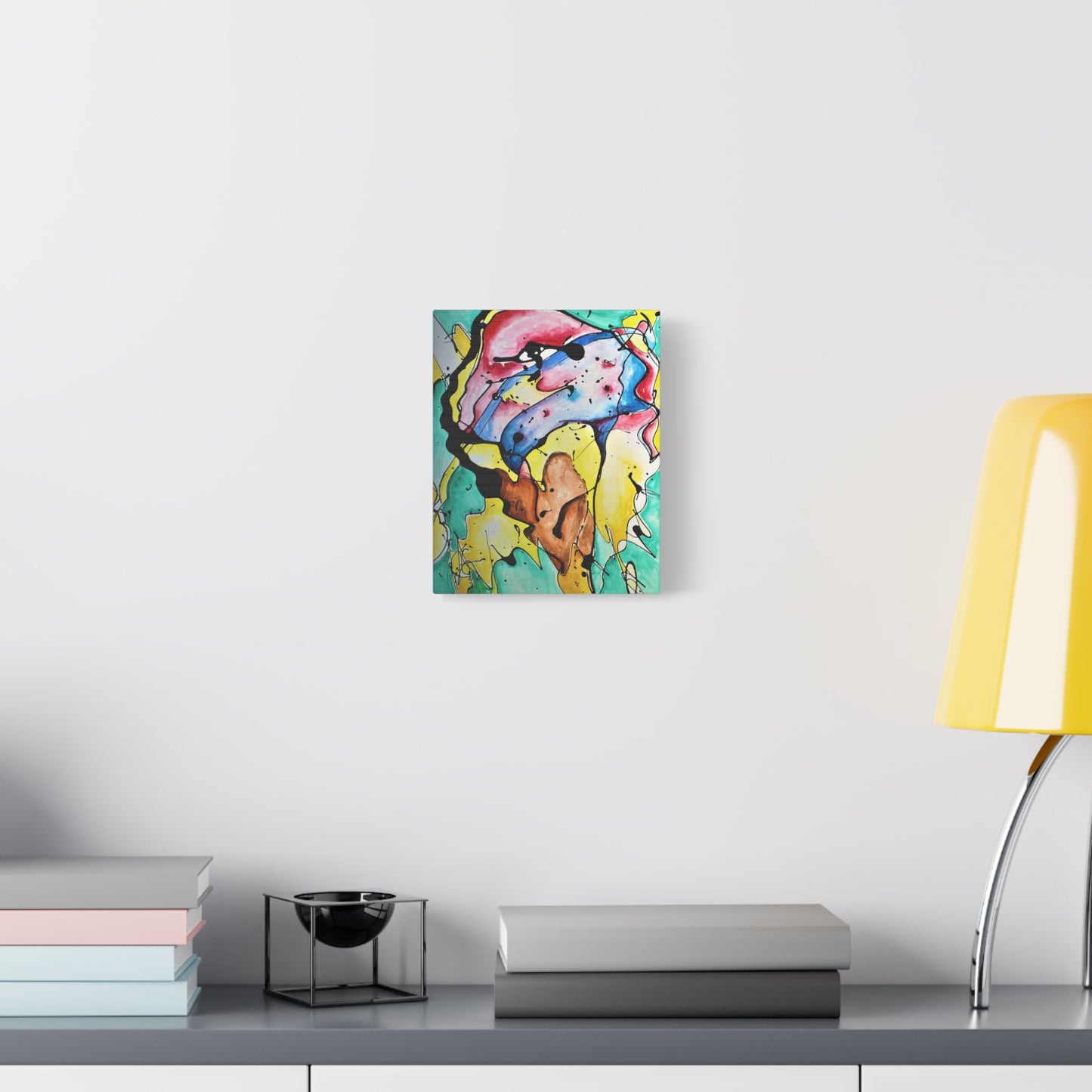 3rd Eye Sundae Satin Canvas Stretched - Kia Day Design