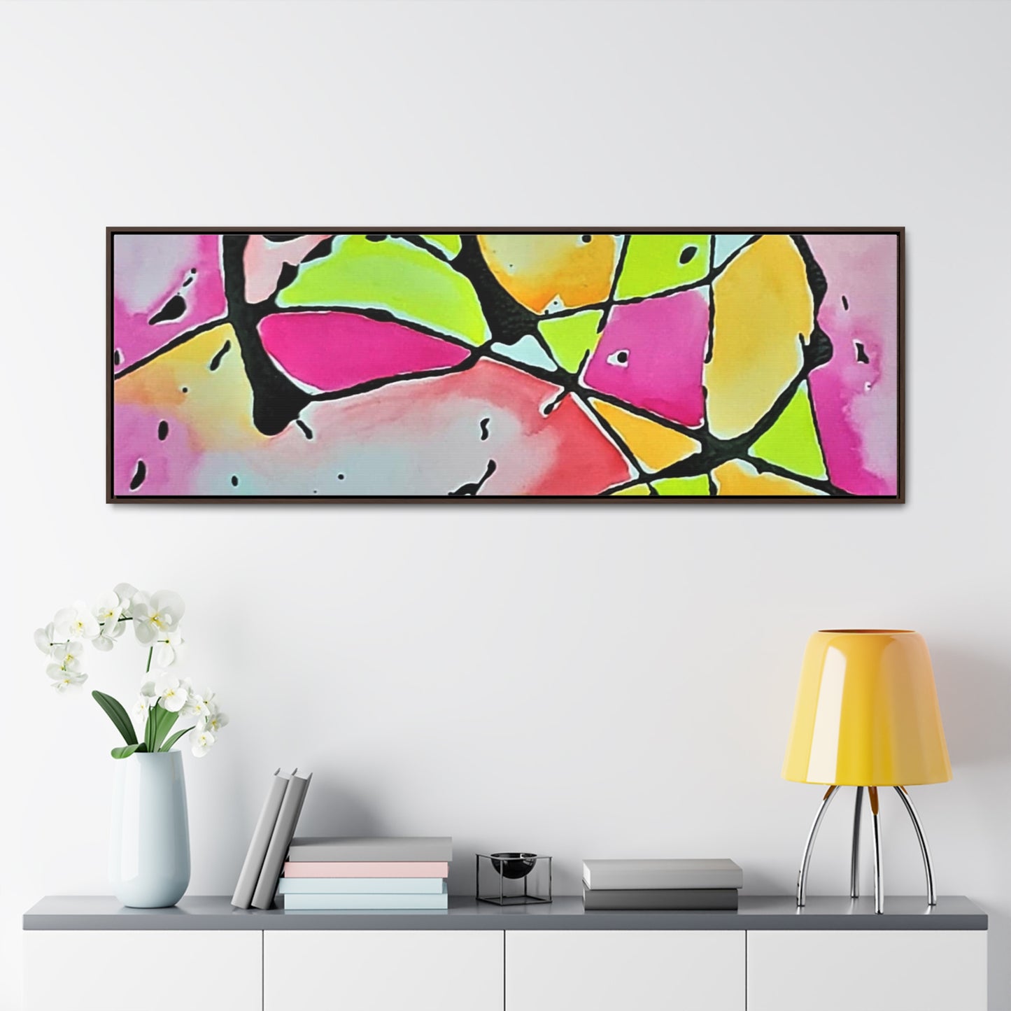 Pink Mouse Gallery Canvas Wraps, Horizontal Frame