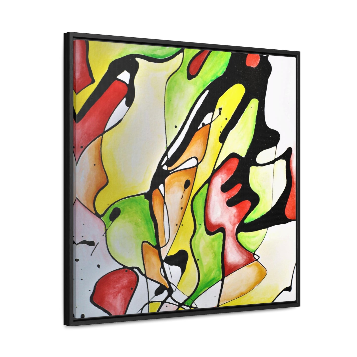 Red Mushroom Gallery Canvas Wraps, Square Frame