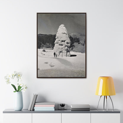 Liberty Cap Yellowstone Gallery Canvas Wraps Vertical Frame 30″ x 40″ 1.25" Walnut
