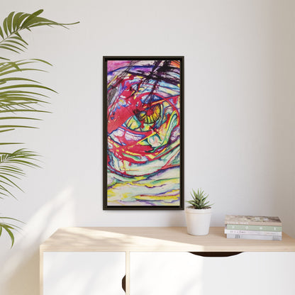 The Eye Framed Art Print - Kia Day Design