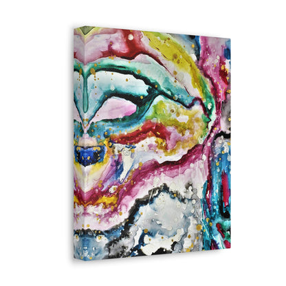 Cosmic Face Stretched Canvas