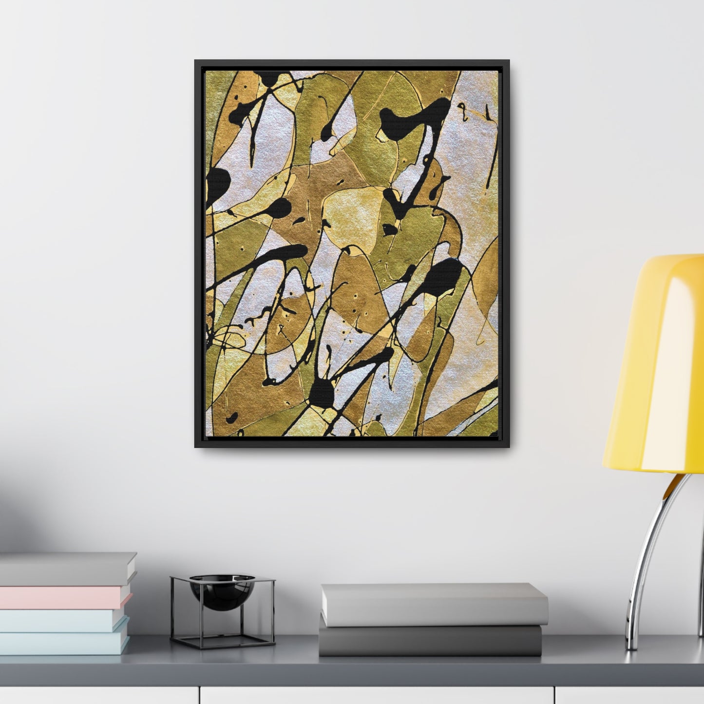 Gold Rush Gallery Canvas Wraps, Vertical Frame