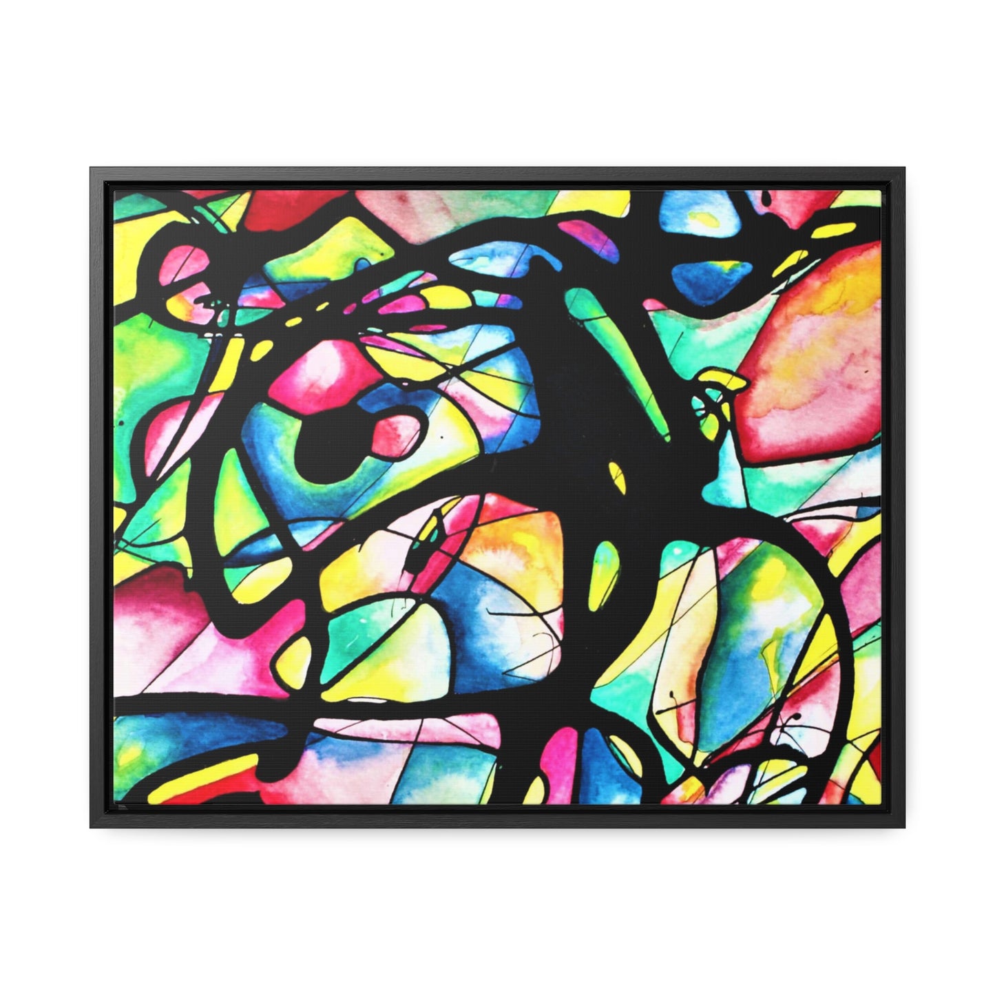 Peacock Gallery Canvas Wraps, Horizontal Frame