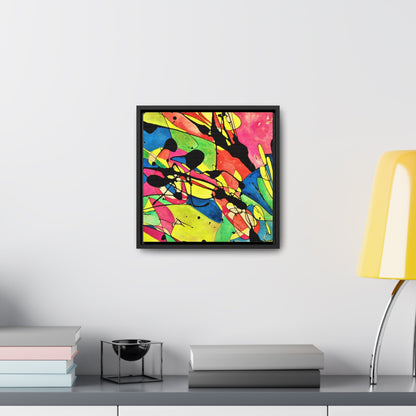 Exploding Earth Gallery Canvas Wraps Square Frame 12″ x 12″ 1.25"