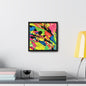 Exploding Earth Gallery Canvas Wraps Square Frame 12″ x 12″ 1.25"