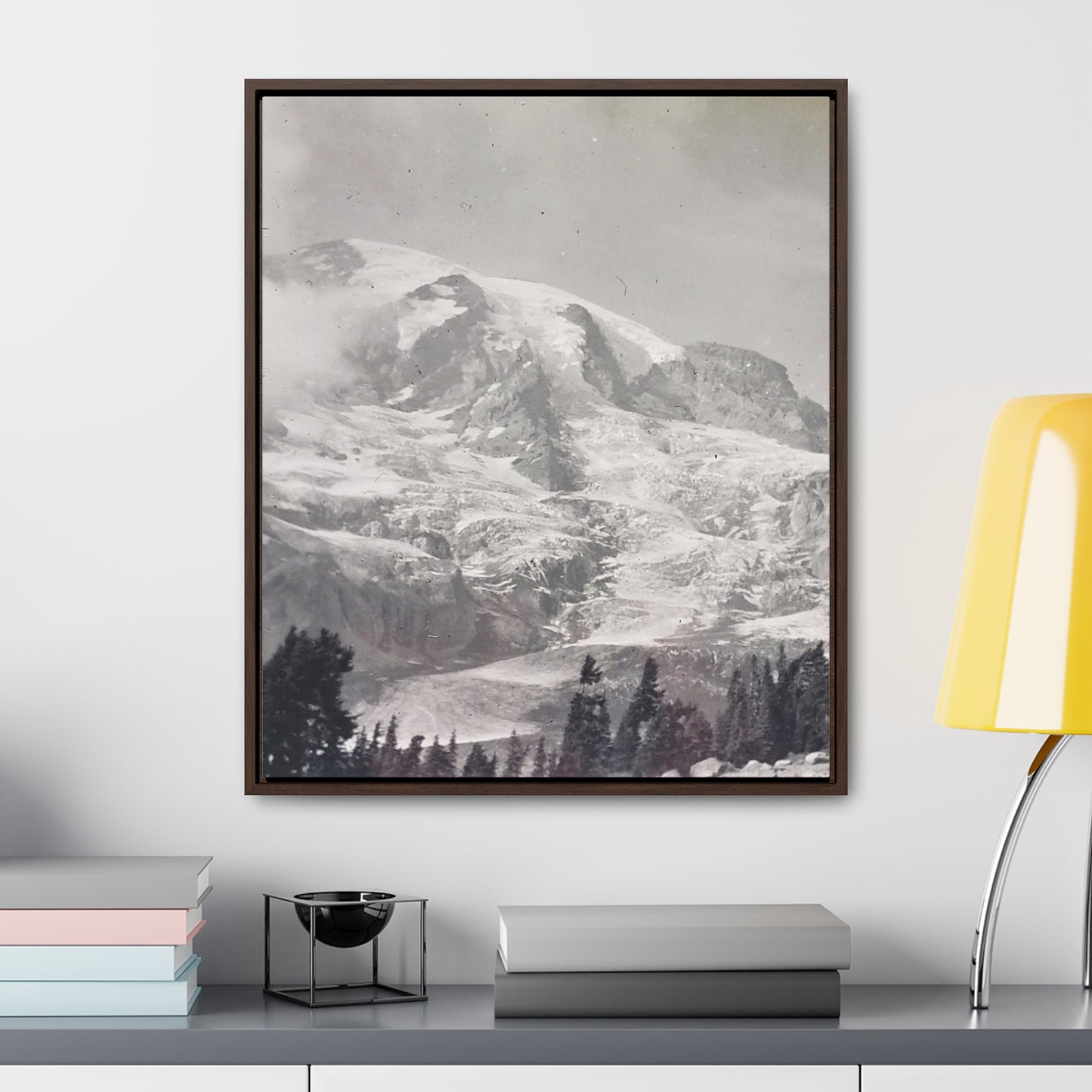 Mount Rainier Gallery Canvas Wraps, Vertical Frame