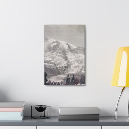 Mount Rainier Canvas Gallery Wraps 12" x 18" 1.25"