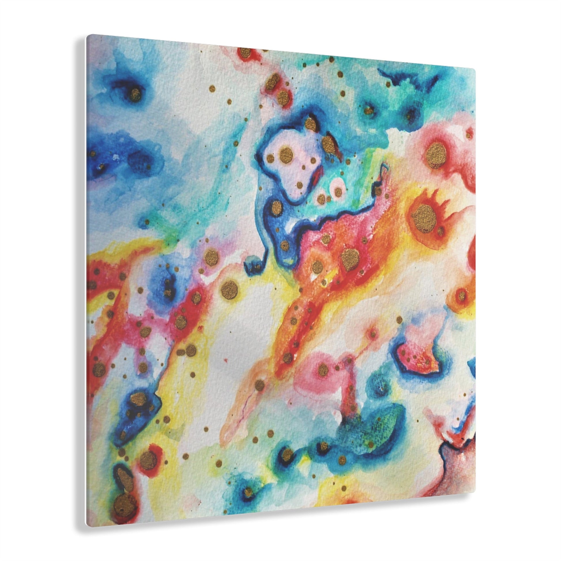Blue Sky Angel Acrylic Prints - 12″ x 12″ (Square) Glossy - Home Decor