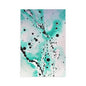 Teal Burst Silk Posters 16″ x 24″ (Vertical) Semi Glossy