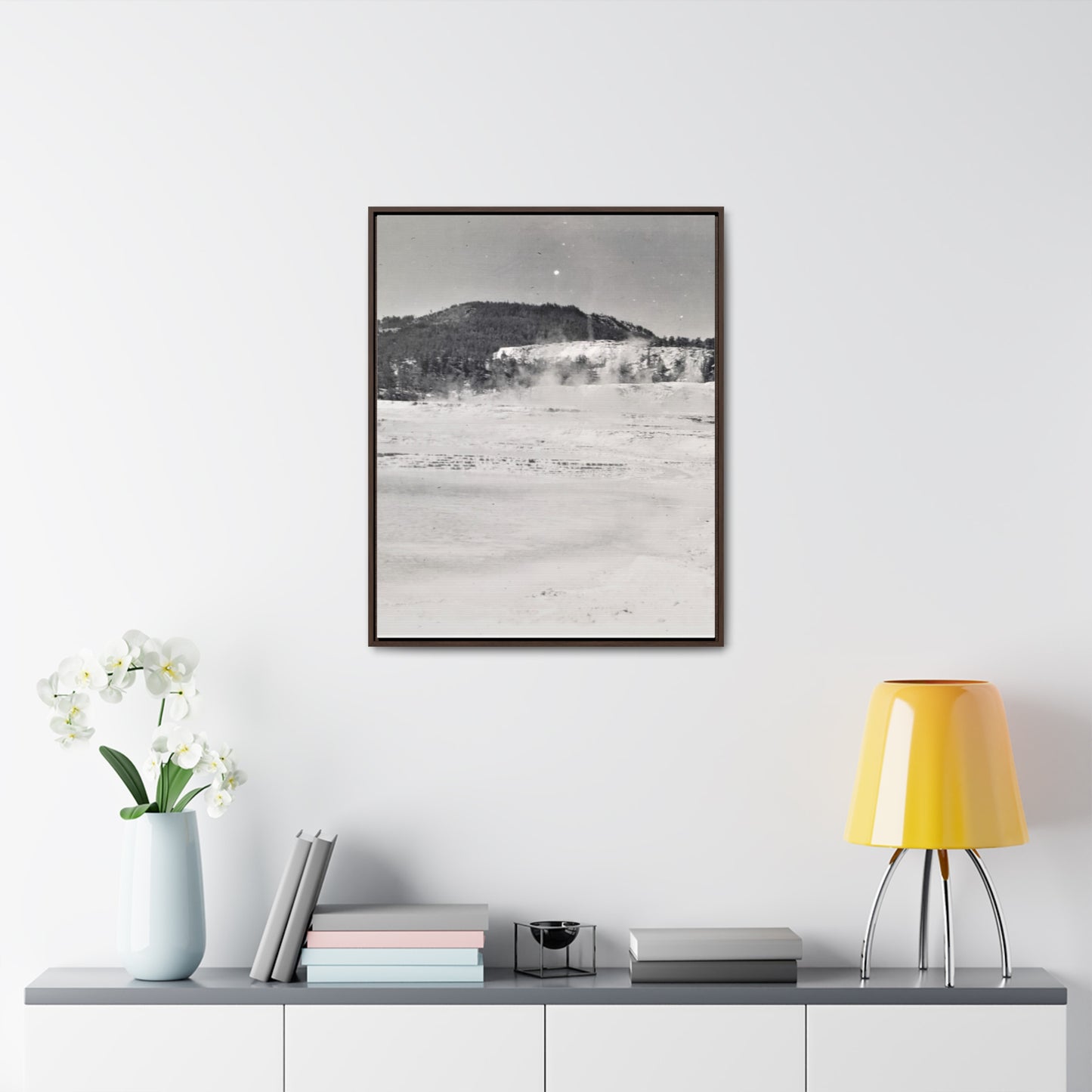 Mammoth Hot Springs Yellowstone Gallery Canvas Wraps, Vertical Frame