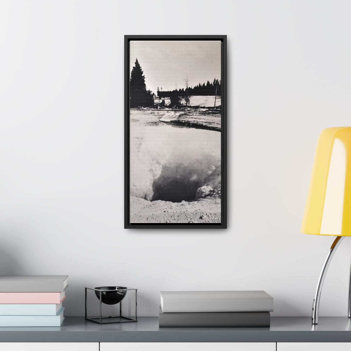 Morning Glory Pool Yellowstone Gallery Canvas Wraps, Vertical Frame