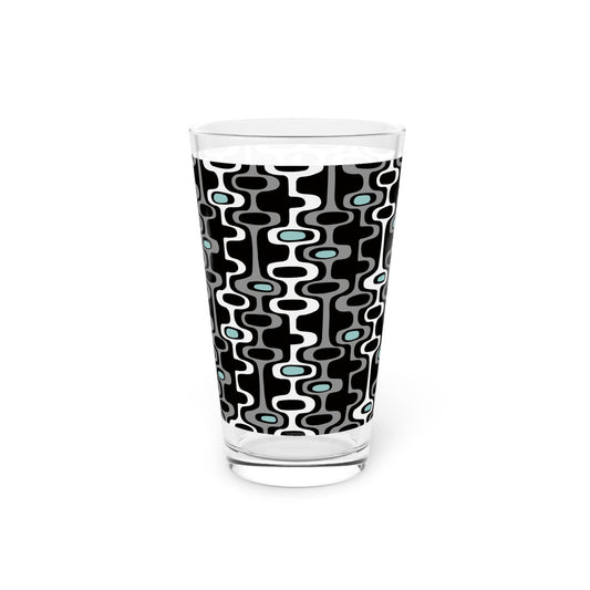 Modern Graphic 16oz Pint Glass - Kia Day Design
