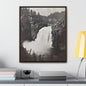 Upper Falls Yellowstone Gallery Canvas Wraps Vertical Frame 20″ x 24″ Premium Gallery Wraps (1.25″) Walnut
