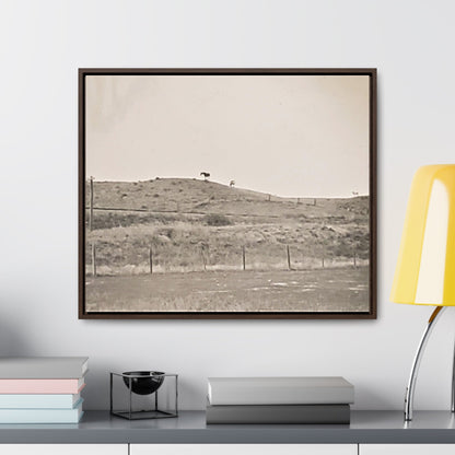 Outside Philip South Dakota Gallery Canvas Wraps Horizontal Frame 24″ x 20″ Walnut Premium Gallery Wraps (1.25″)
