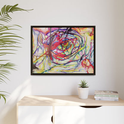 The Eye Framed Art Print - Kia Day Design