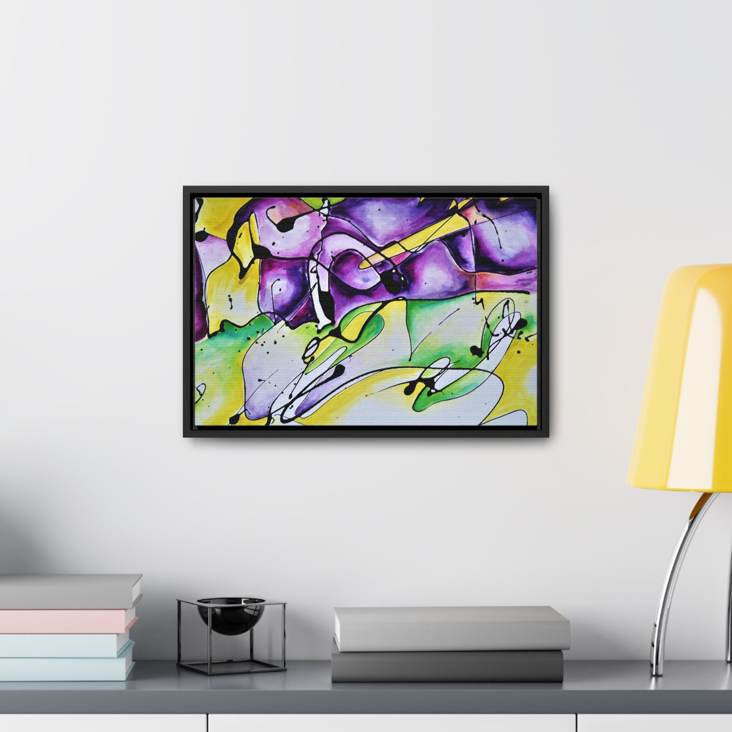 Purple Mountains Gallery Canvas Wraps, Horizontal Frame