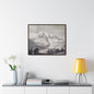 Mount Rainier Gallery Canvas Wraps Horizontal Frame 30″ x 24″ Walnut Premium Gallery Wraps (1.25″)