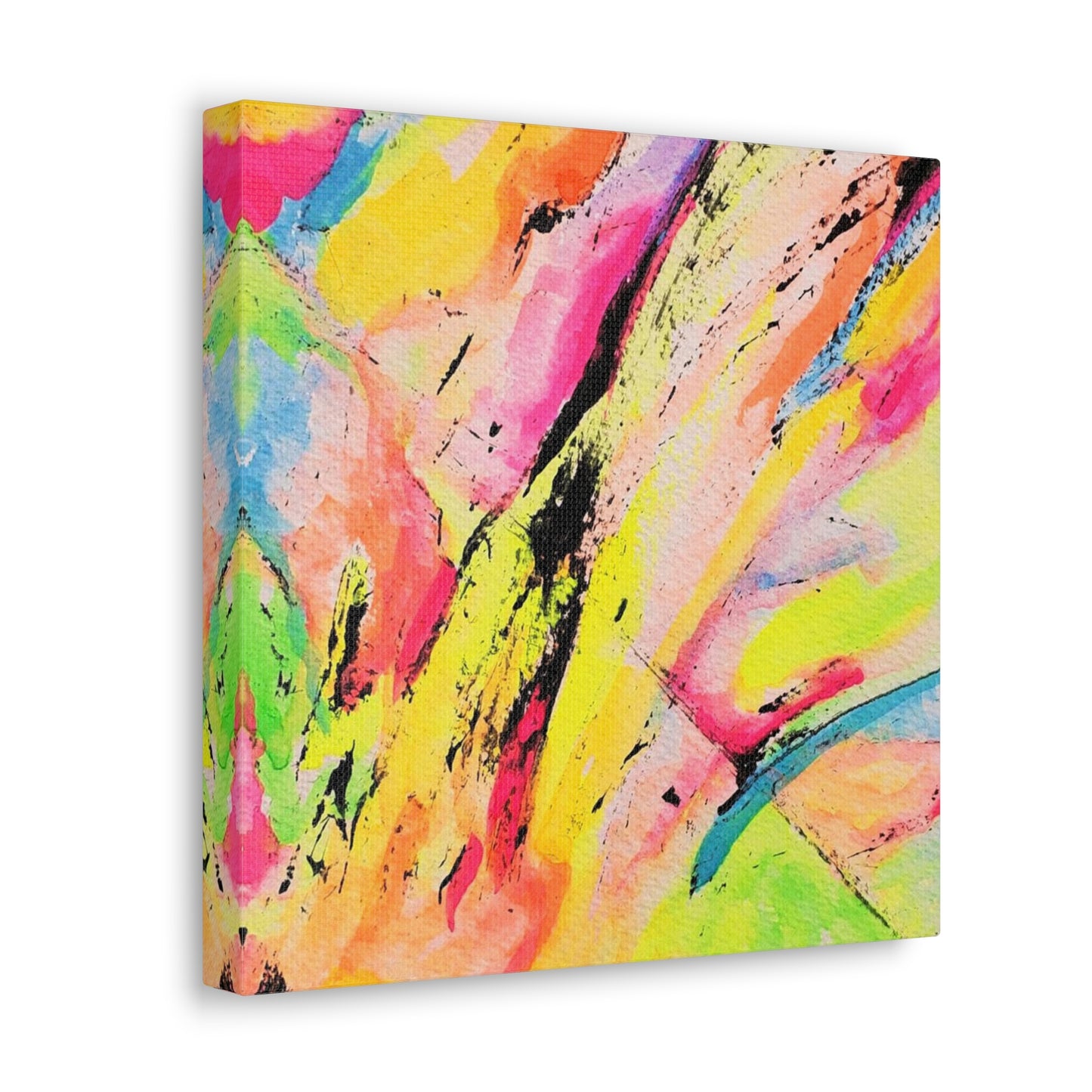 Neon Fire Canvas Gallery Wraps