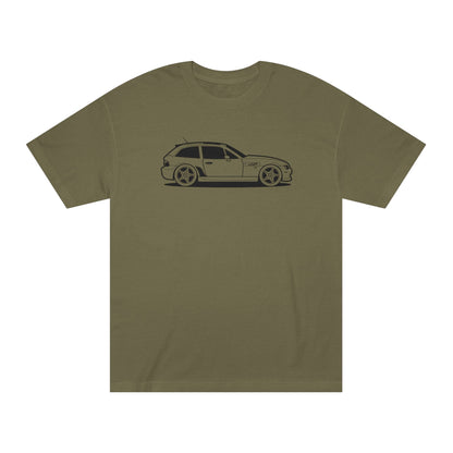 Another M Coupe Tee - Unisex American Apparel Classic T-Shirt - Military Green - T-Shirt