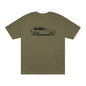 Another M Coupe Tee - Unisex American Apparel Classic T-Shirt - Military Green - T-Shirt
