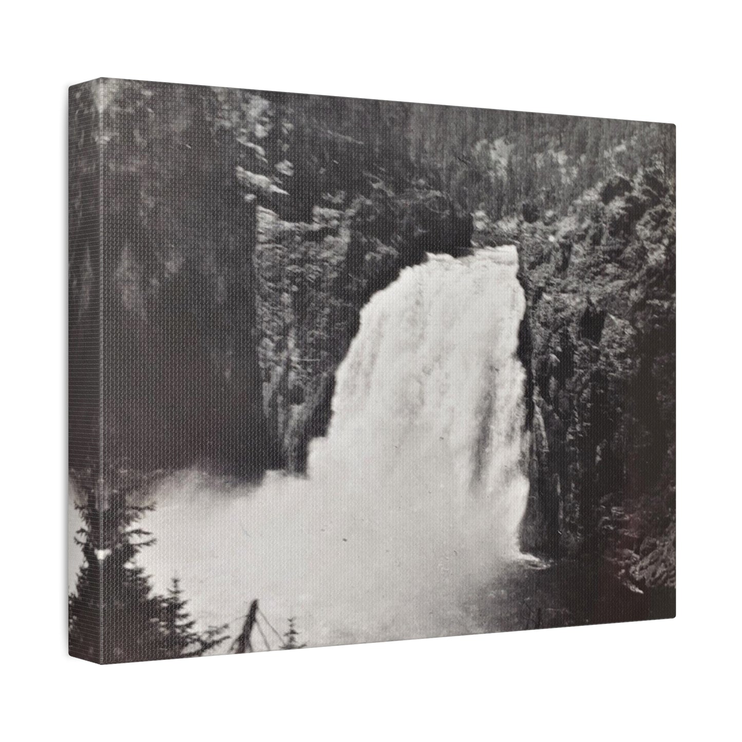 Upper Falls Yellowstone Stretched Canvas