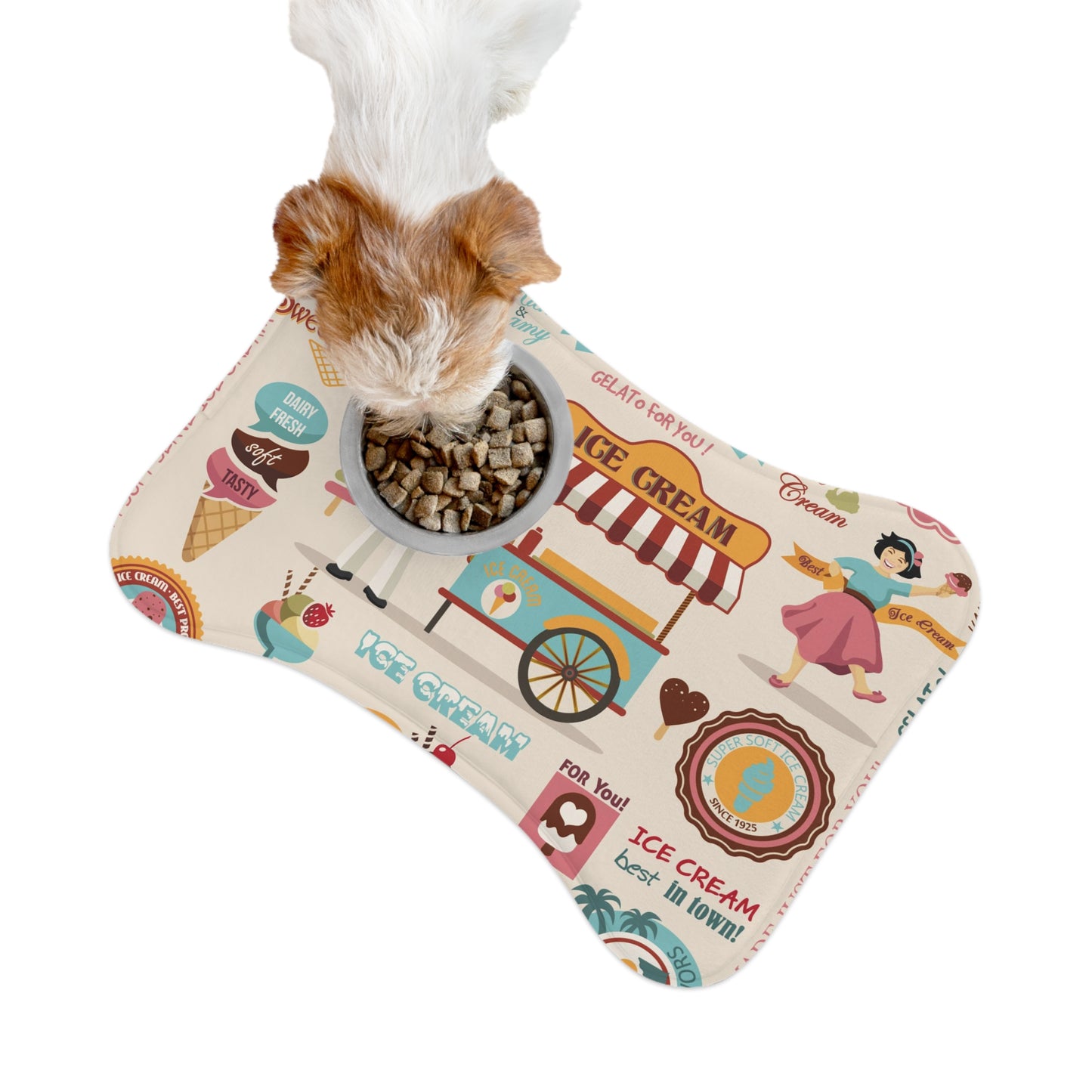 Ice Cream Pet Feeding Mats