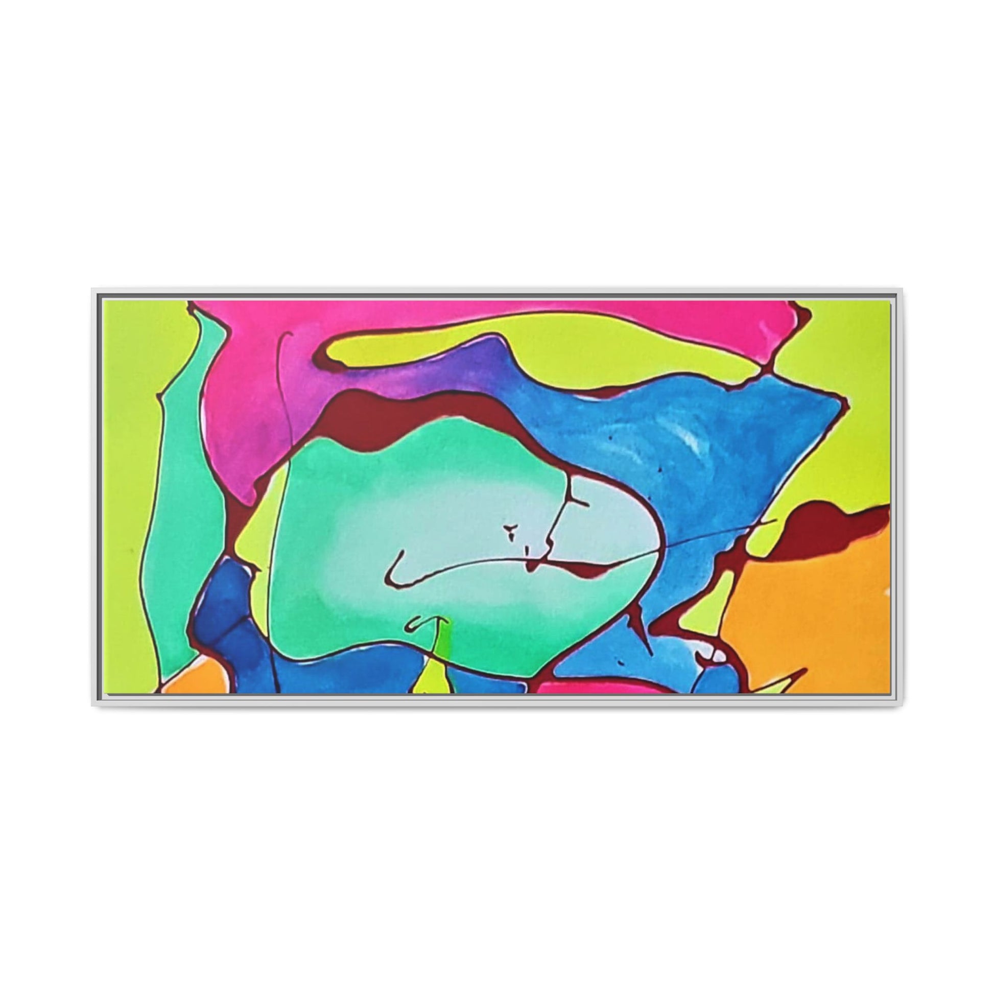 Kool Kid Matte Canvas Framed - Kia Day Design