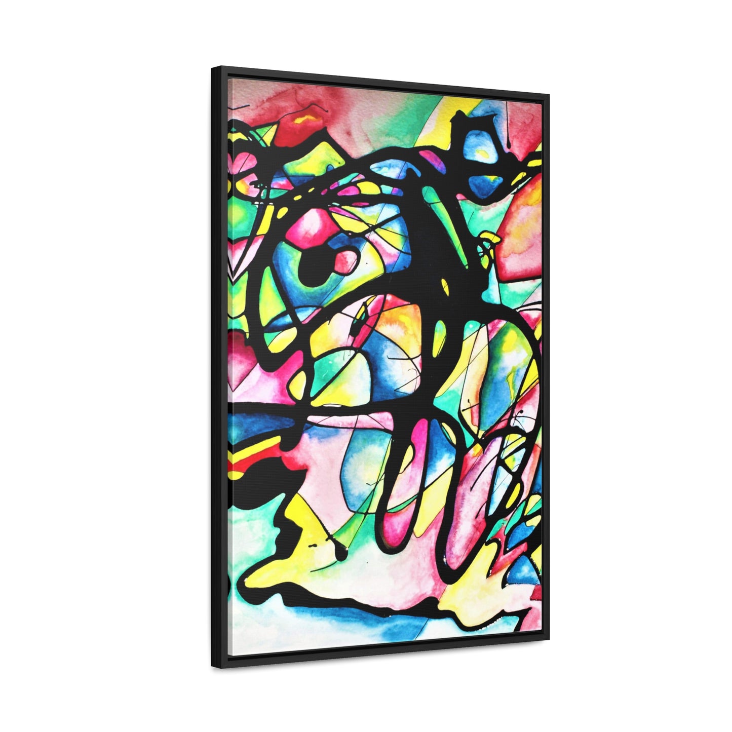 Peacock Gallery Canvas Wraps, Vertical Frame