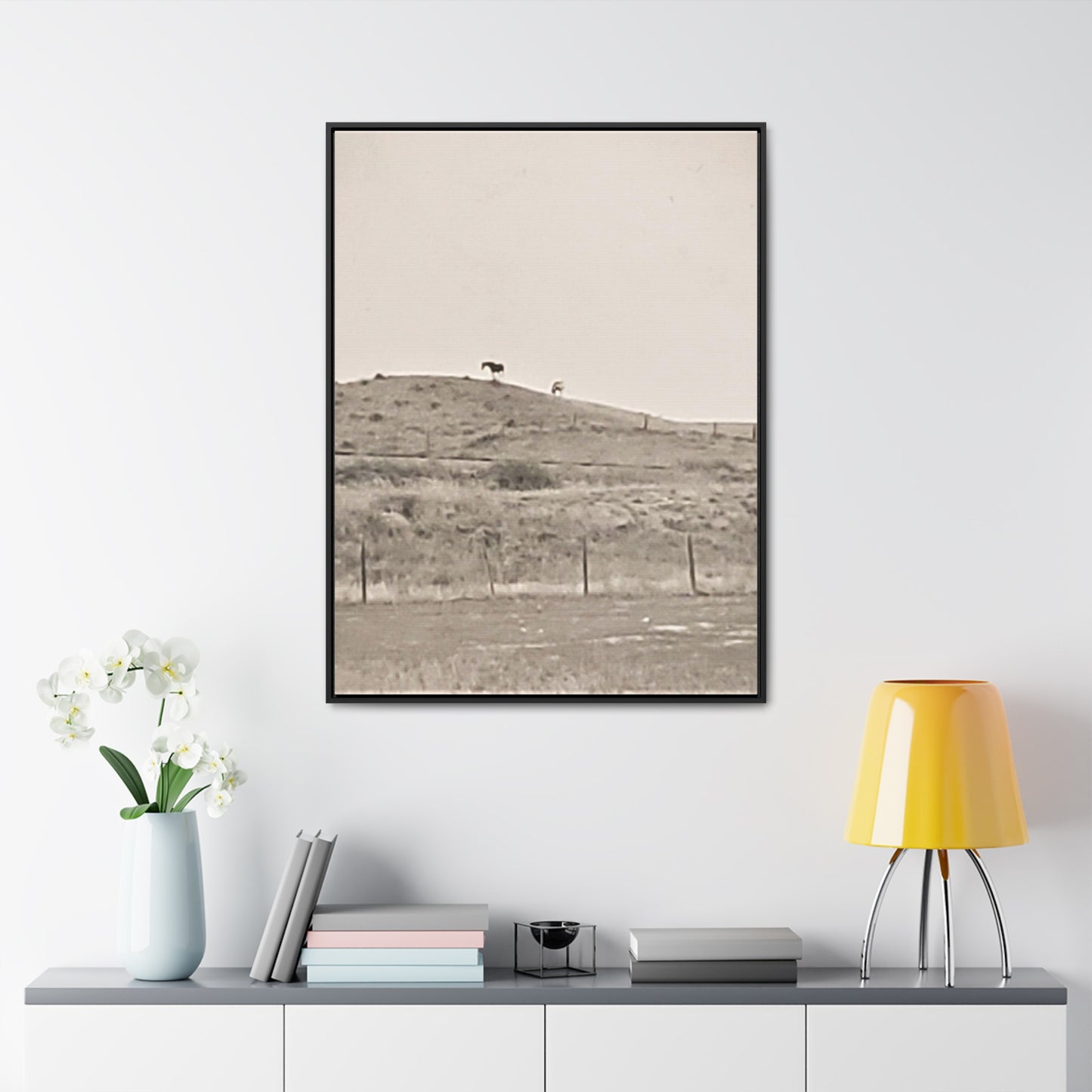 Outside Philip South Dakota Gallery Canvas Wraps, Vertical Frame