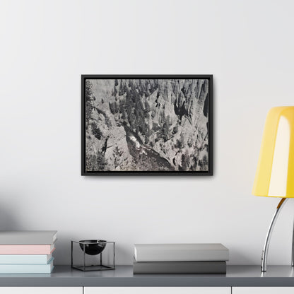 Cleopatras Needle Gallery Canvas Wraps Horizontal Frame 16″ x 12″ Black 1.25"