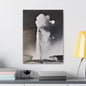 Old Faithful Geyser Yellowstone Canvas Gallery Wraps 18″ x 24″ 1.25"