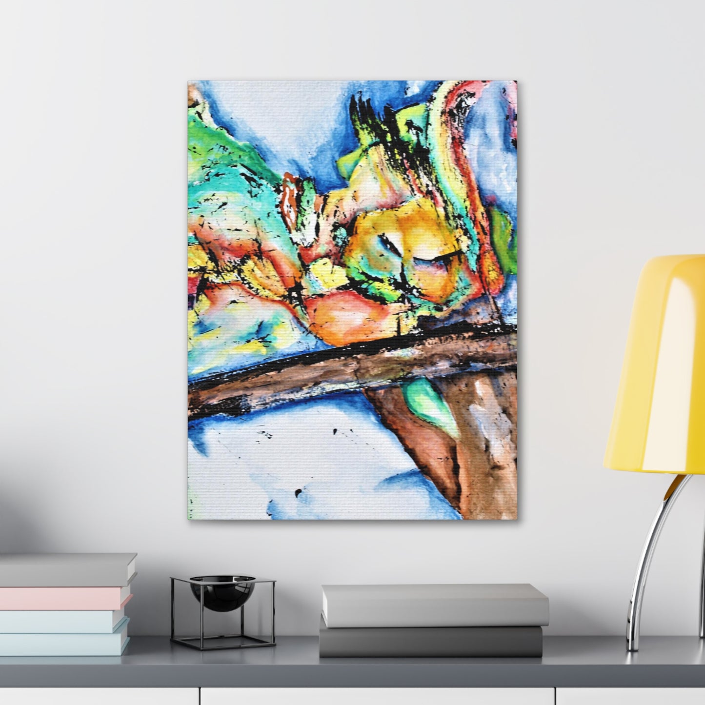 Owl In Flight Canvas Gallery Wraps