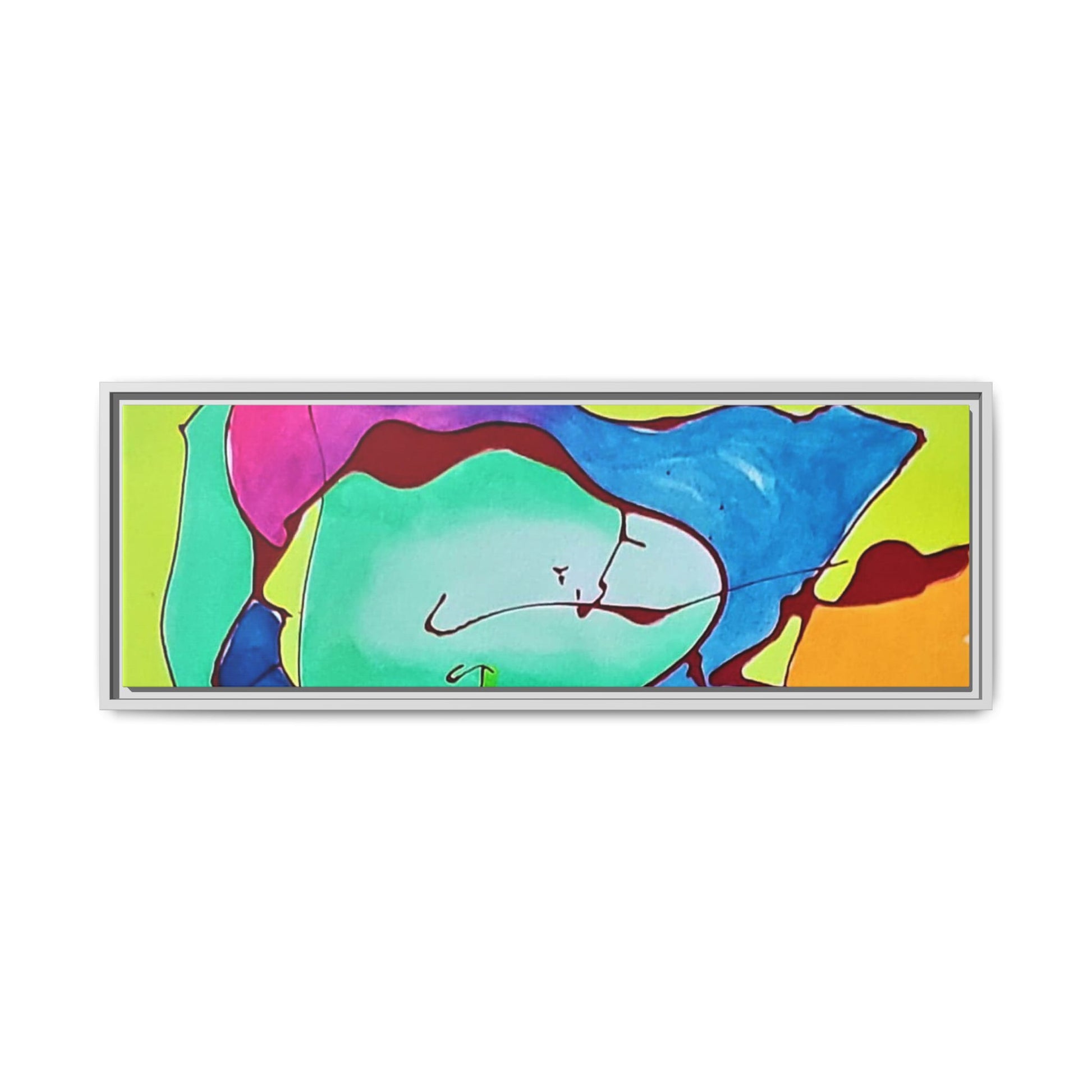 Kool Kid Matte Canvas Framed - Kia Day Design