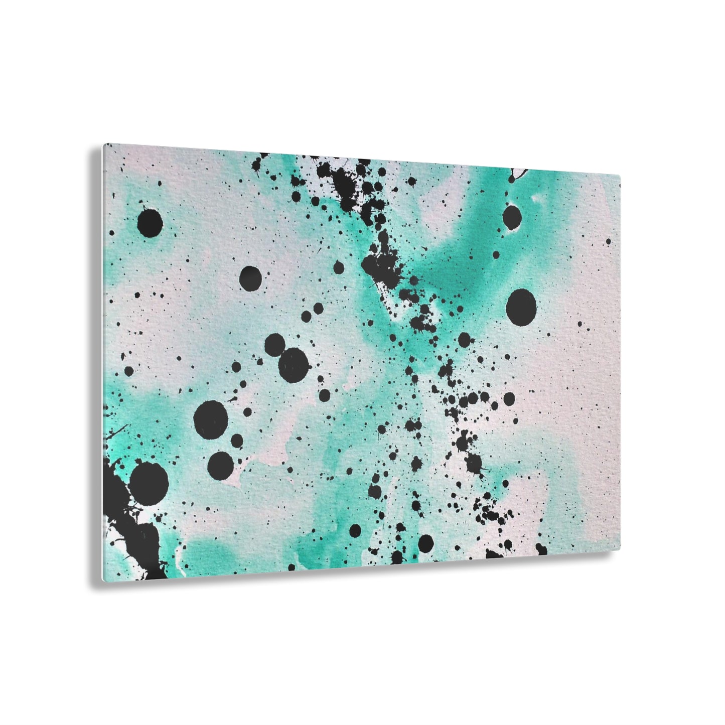 Teal Burst Acrylic Prints