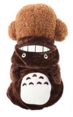 Pet Dog Clothes Pet Dog Warm Coat With Hooded Cute Animal Totoro Pack