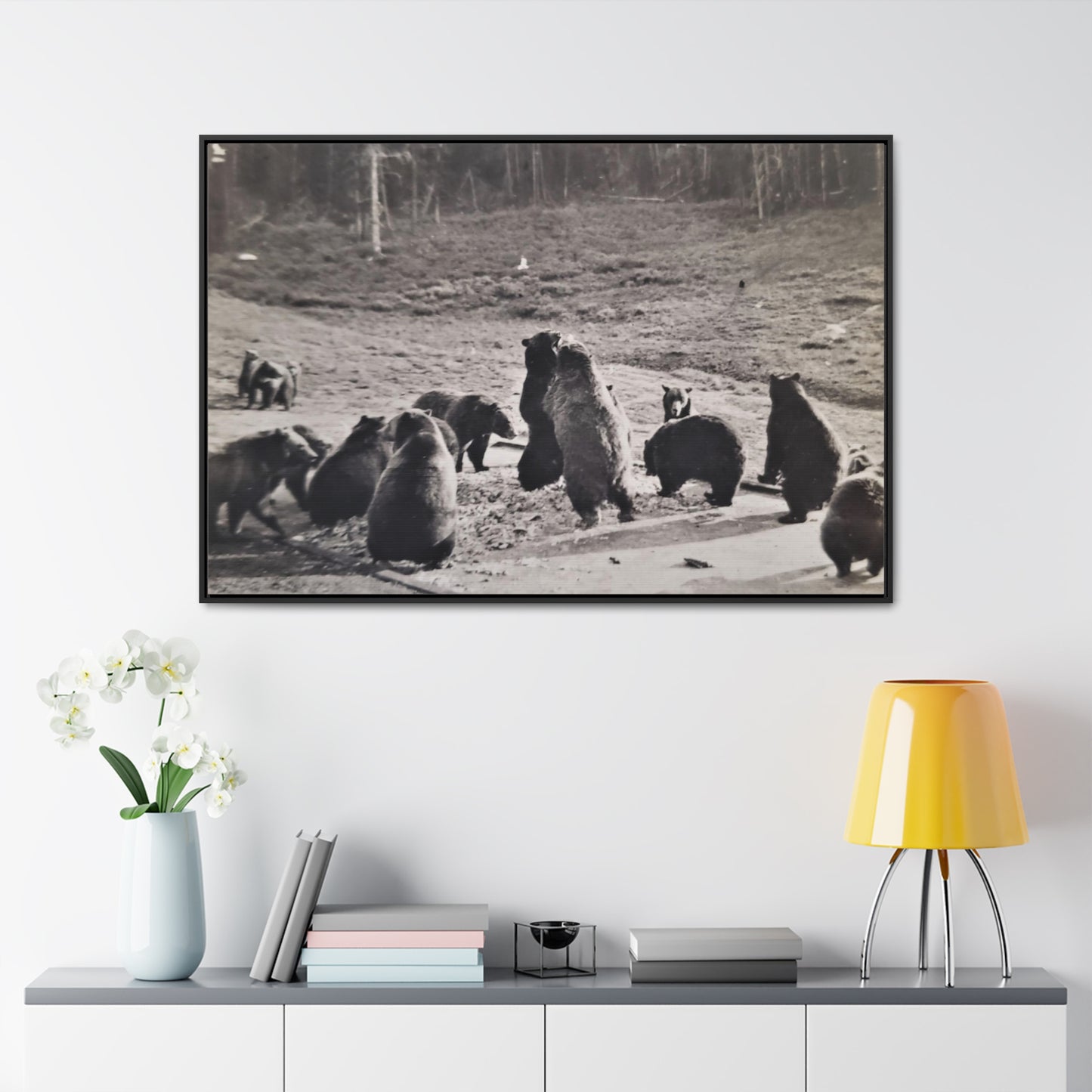 Yellowstone Grizzly Bears Gallery Canvas Wraps, Horizontal Frame