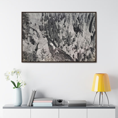 Cleopatras Needle Gallery Canvas Wraps Horizontal Frame 48″ x 32″ Walnut 1.25"