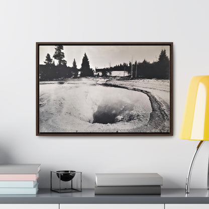 Morning Glory Pool Yellowstone Gallery Canvas Wraps, Horizontal Frame