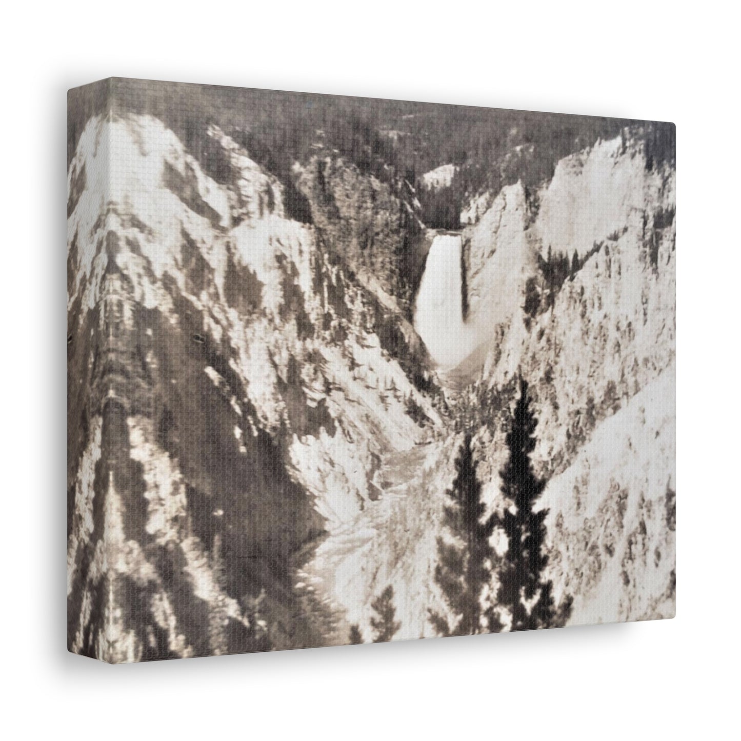 Artists Point Yellowstone Stretched Canvas