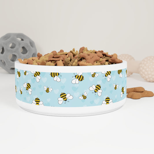 Bee-Themed Pet Bowl - Kia Day Design