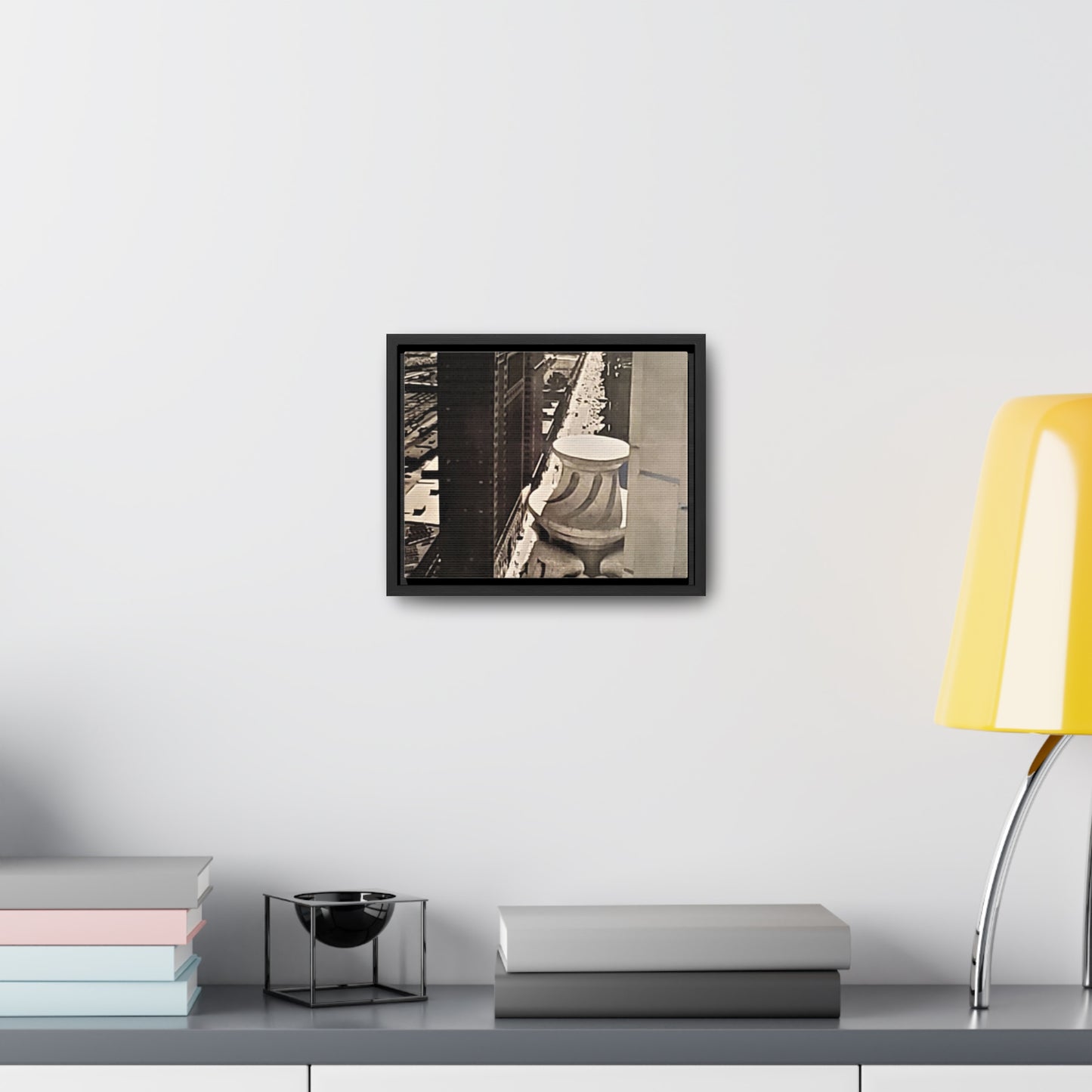 Michigan Ave Chicago Gallery Canvas Wraps, Horizontal Frame