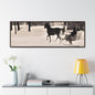 Carriage Ride Gallery Canvas Wraps Horizontal Frame 60″ x 20″ Walnut Premium Gallery Wraps (1.25″)