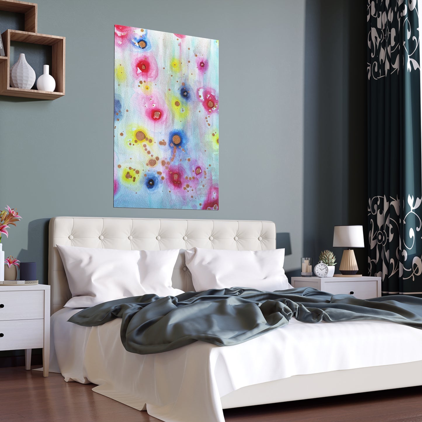 Raining Blooms Silk Posters